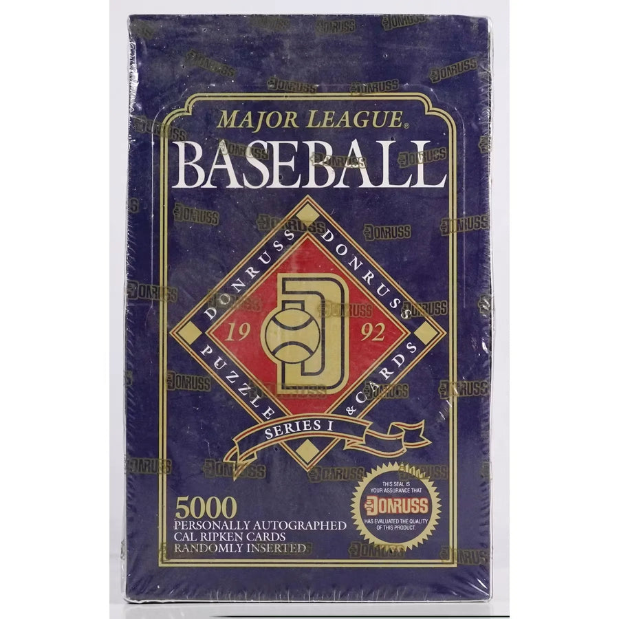 1992 Donruss Series 1 Baseball Hobby Box (Ships Sealed Only)