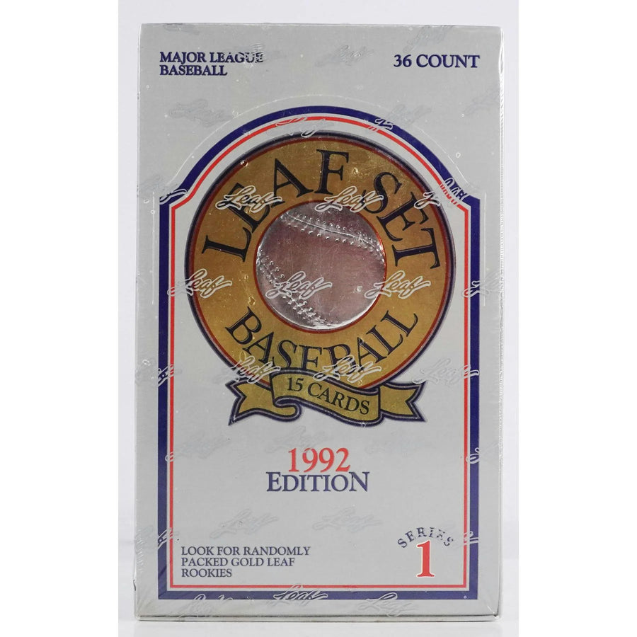 1992 Leaf Series 1 Baseball Wax Box (Ships Sealed Only)