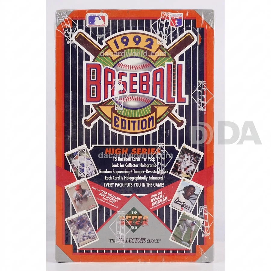 1992 Upper Deck High Baseball Hobby Box (Ships Sealed Only)