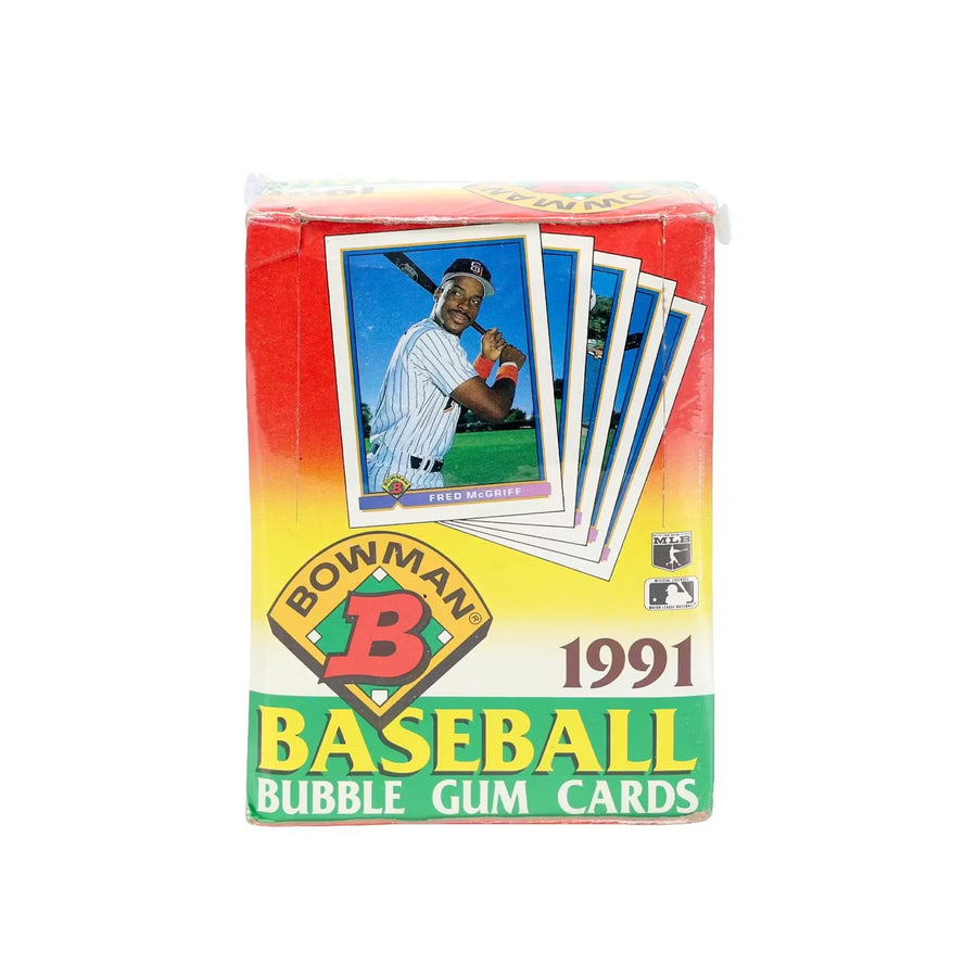 1991 Bowman Baseball Wax Box | 36 Packs, 14 Cards Each (Ships Sealed Only)