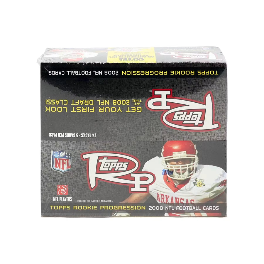 2008 Topps Rookie Progression Football 24-Pack Retail Box (Ships Sealed Only)