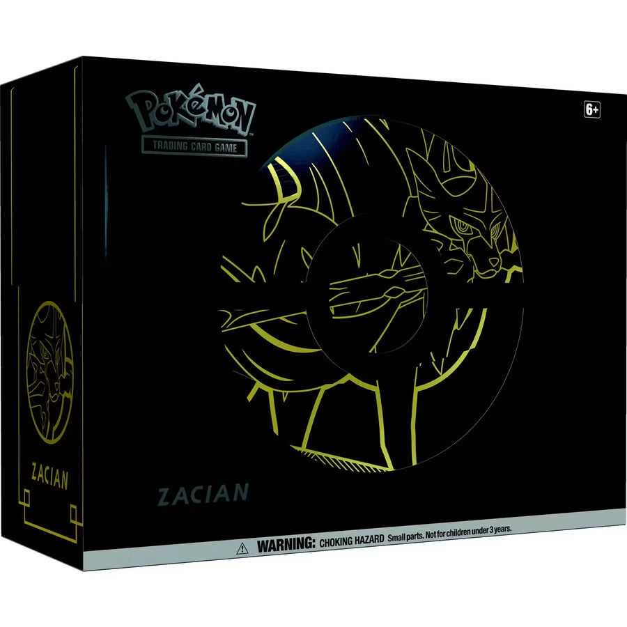 Pokemon Sword & Shield Elite Trainer Box Plus | Zacian Sealed (Ships Sealed Only)