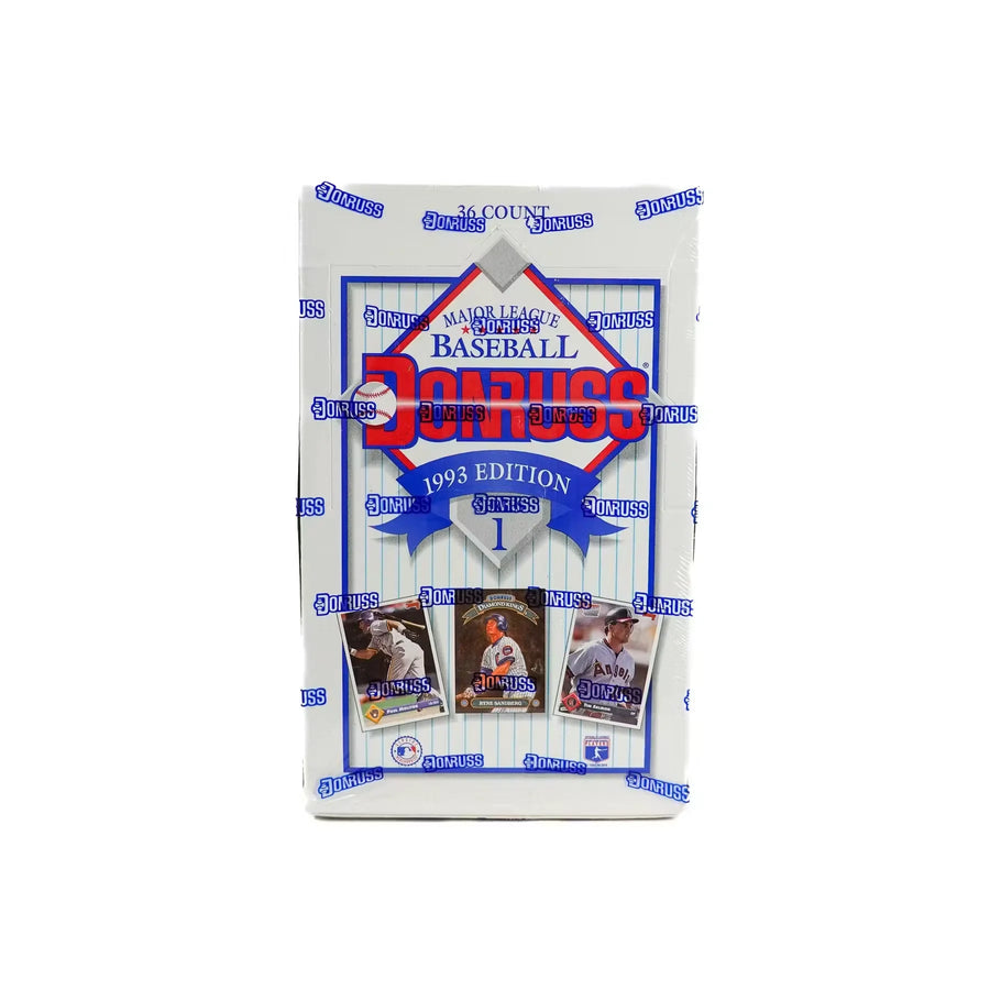 1993 Donruss Series 1 Baseball Hobby Box (Ships Sealed Only)