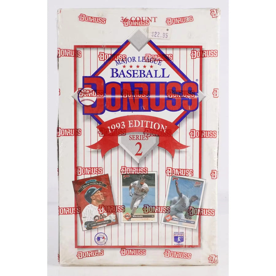 1993 Donruss Series 2 Baseball Hobby Box (Ships Sealed Only)