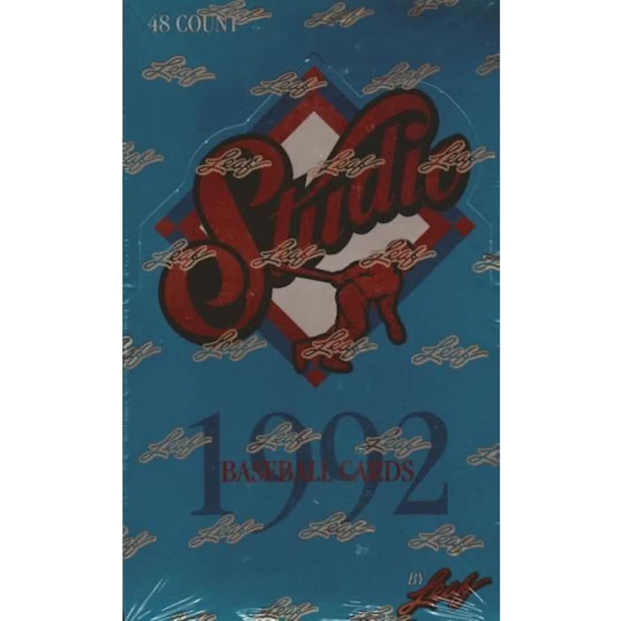 1992 Leaf Studio Baseball Hobby Box | 48 Packs, 12 Cards Each (Ships Sealed Only)