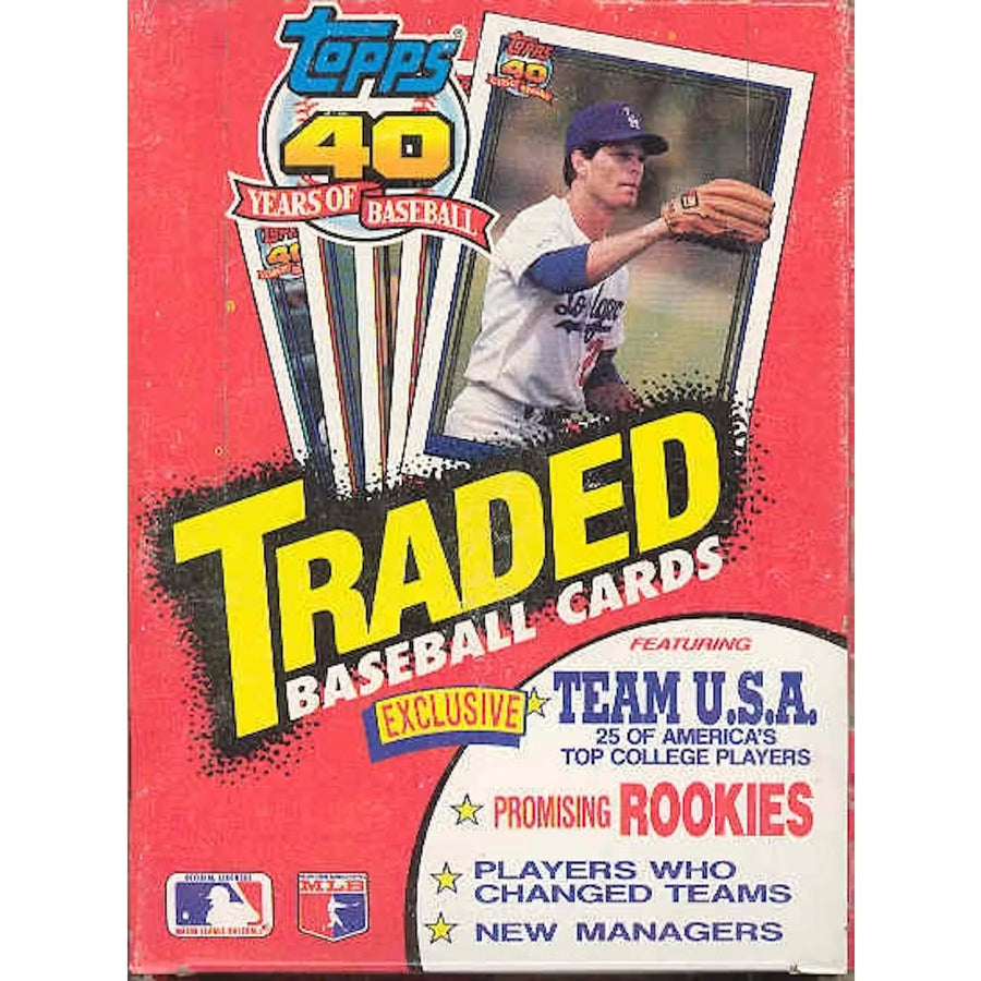 1991 Topps Traded & Rookies Baseball Wax Box | Test Issue (Ships Sealed Only)