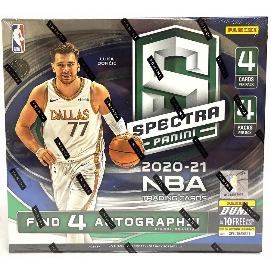 2020-21 Panini Spectra Basketball Hobby Box (Ships Sealed Only) - D