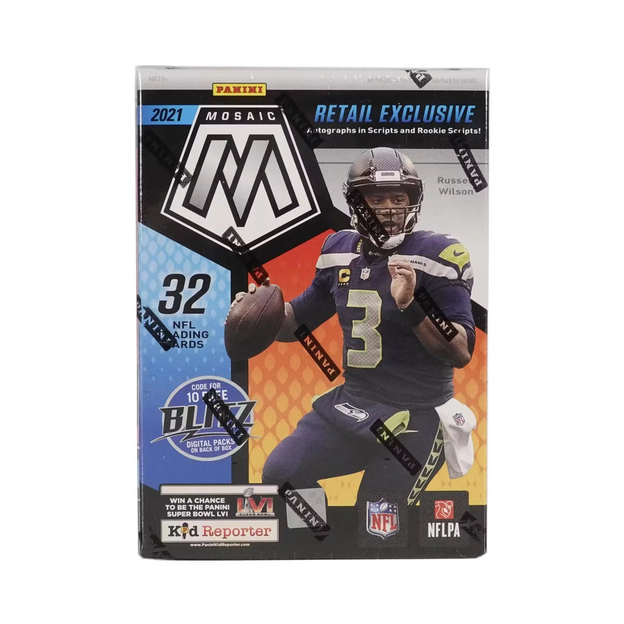 2021 Panini Mosaic Football 8-Pack Blaster Box | Exclusive Scripts (Ships Sealed Only)