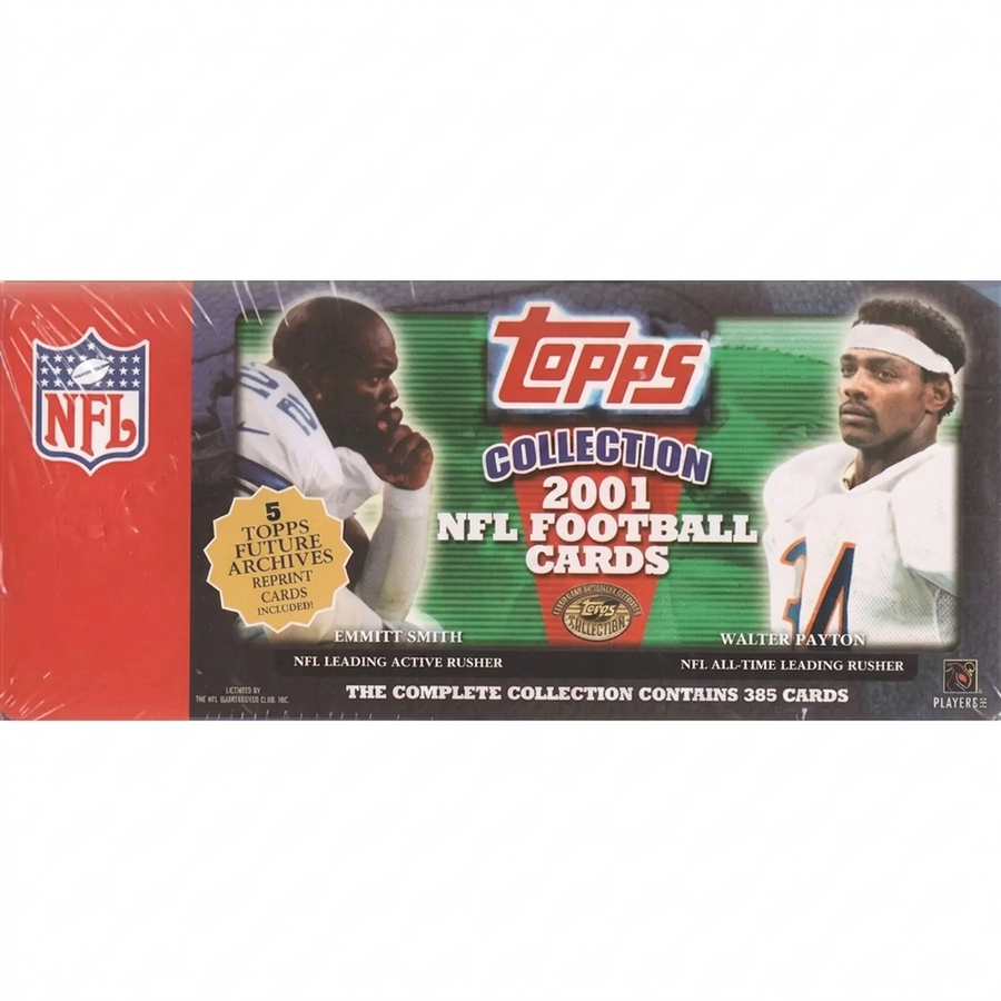 2001 Topps Football Factory Set | Drew Brees & LaDainian Tomlinson Rookies (Ships Sealed Only)