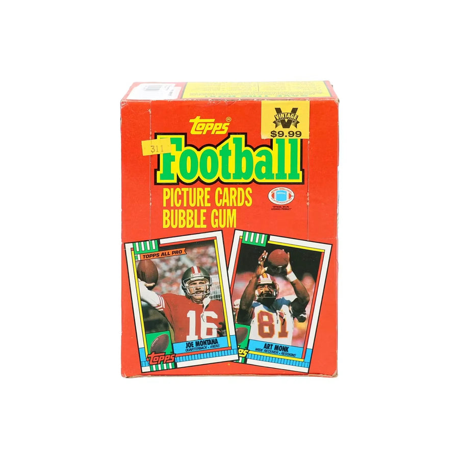 1990 Topps Football Wax Box | 36 Packs, 15 Cards Each (Ships Sealed Only)
