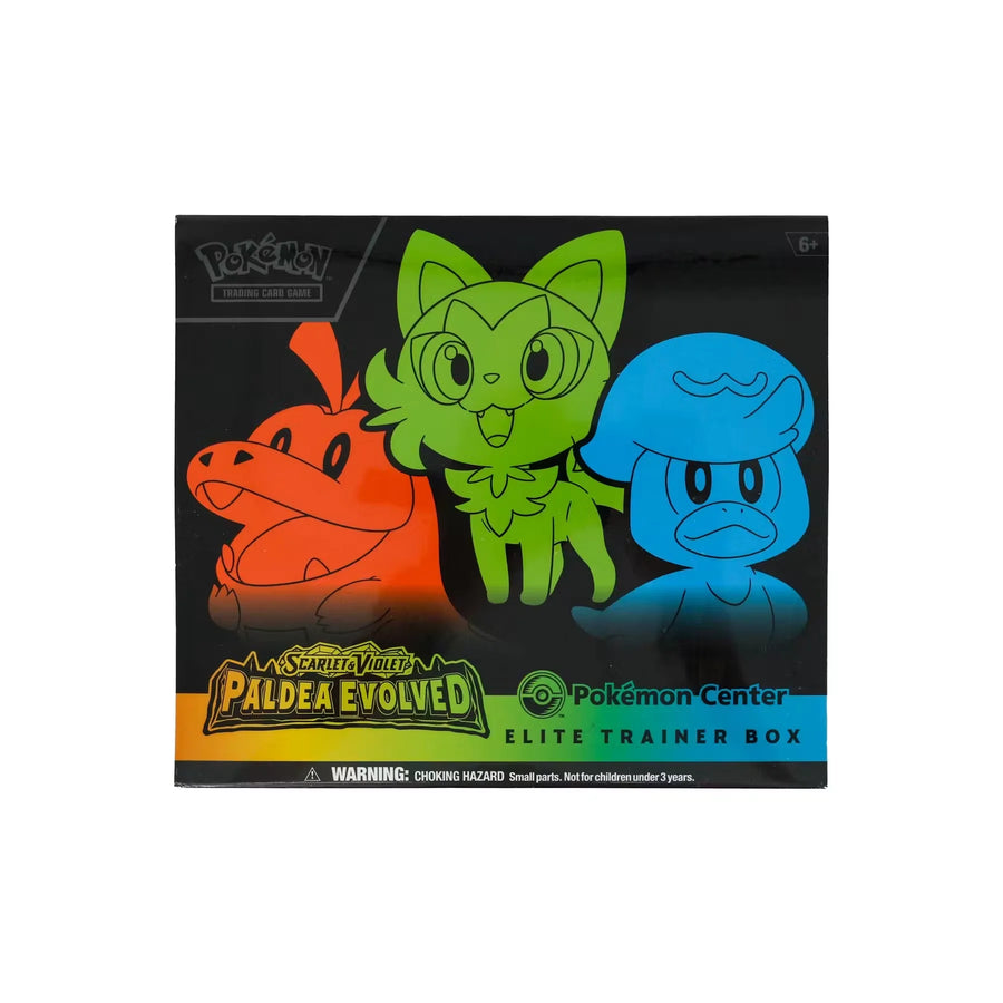 Pokemon Scarlet & Violet Paldea Evolved Pokemon Center Elite Trainer Box | Sealed (Ships Sealed Only)