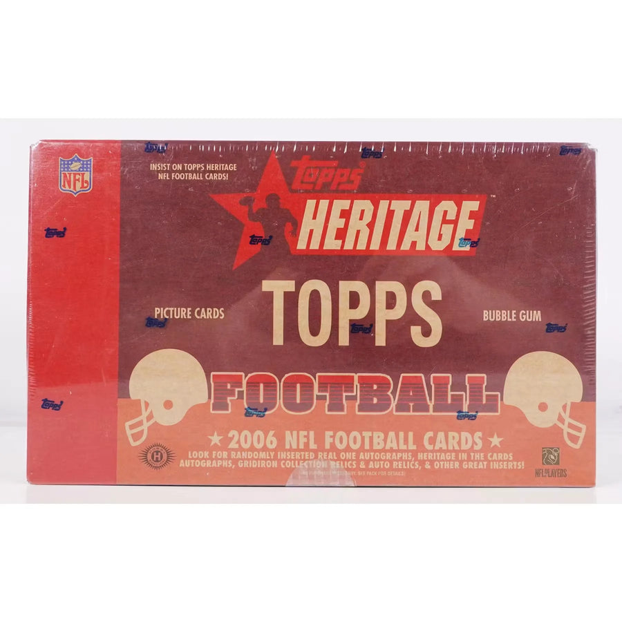 2006 Topps Heritage Football Hobby Box (Ships Sealed Only)