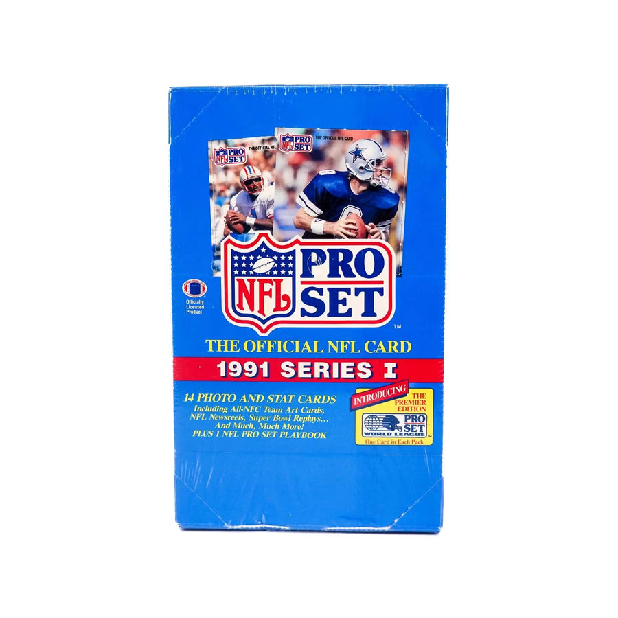 1991 Pro Set Series 1 Football Wax Box