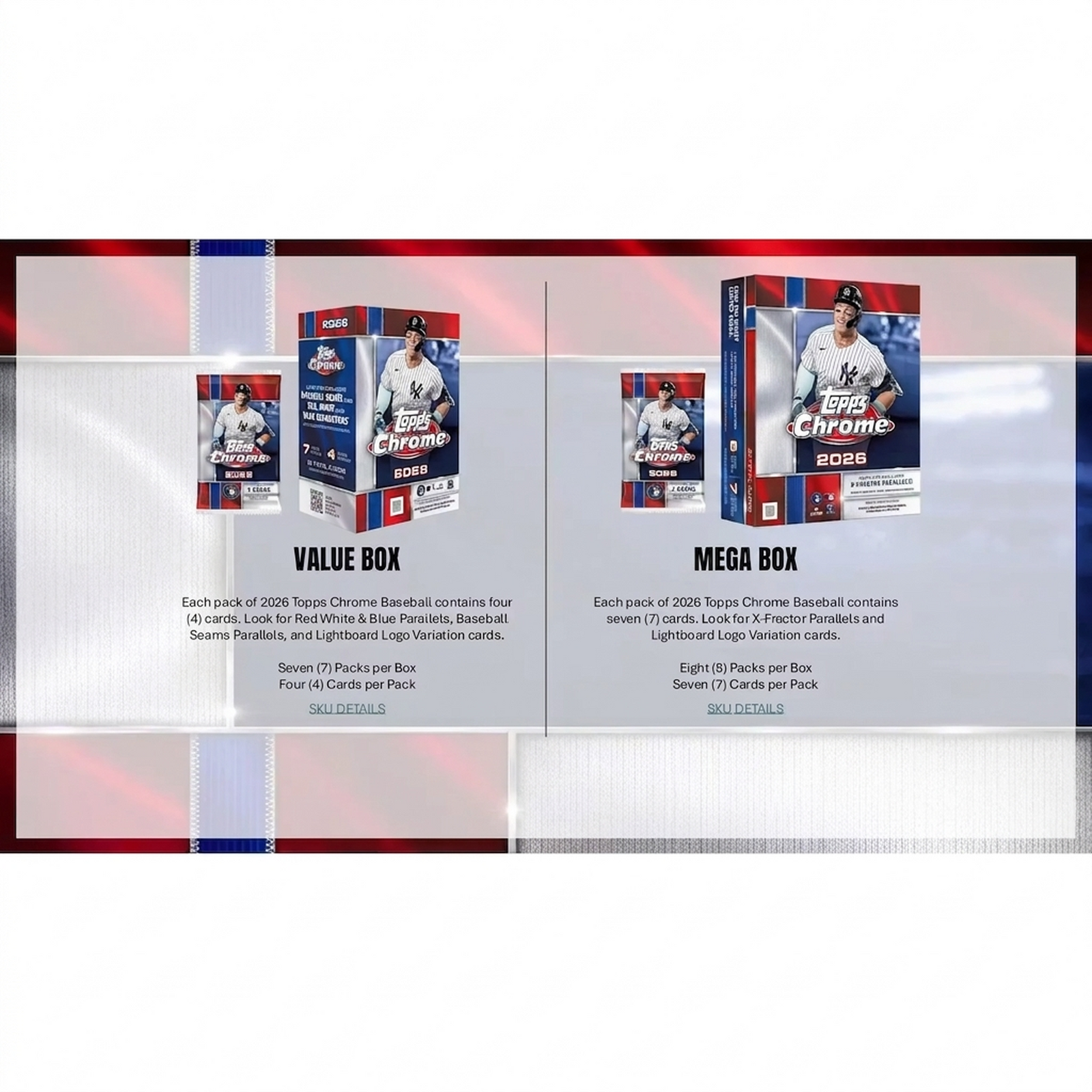 2026 Topps Chrome Baseball Delight Box | Presell (Ships Sealed Only)