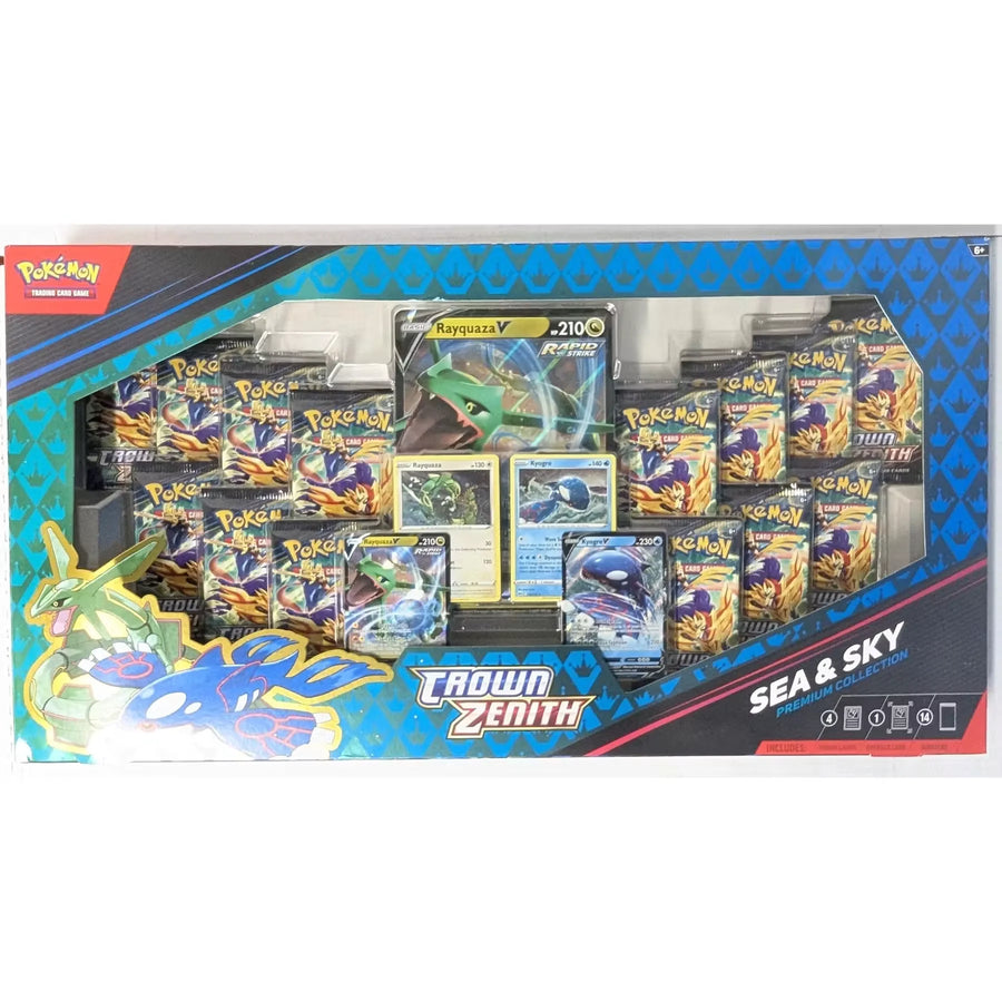 Pokemon Crown Zenith Sea & Sky Premium Collection Box | Sealed (Ships Sealed Only)