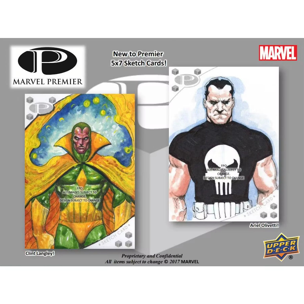 2017 Upper Deck Marvel Premier Trading Cards Box (Ships Sealed Only) | P4218717