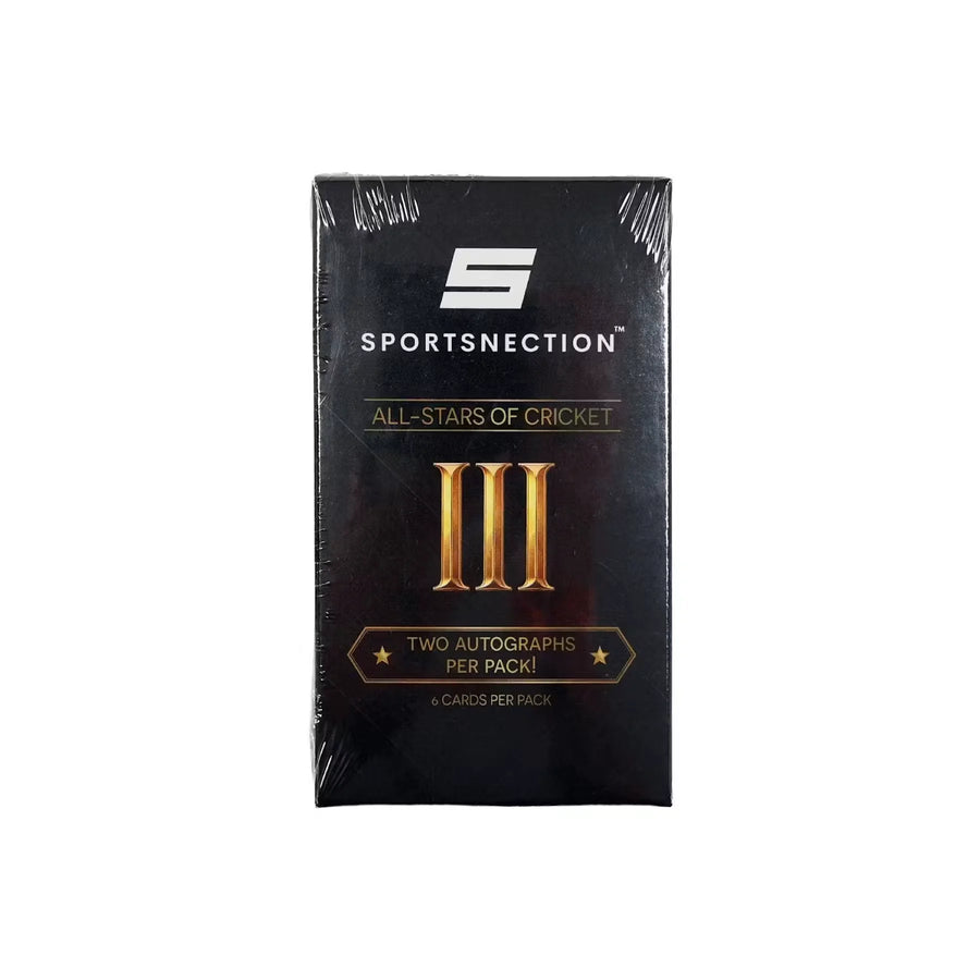 2026 Sportsnection All-Stars Of Cricket Series 3 Hobby Box | P4276023
