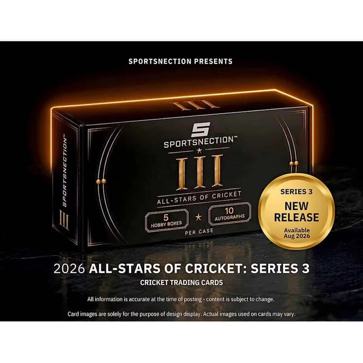 2026 Sportsnection All-Stars Of Cricket Series 3 Hobby Box | P4276023