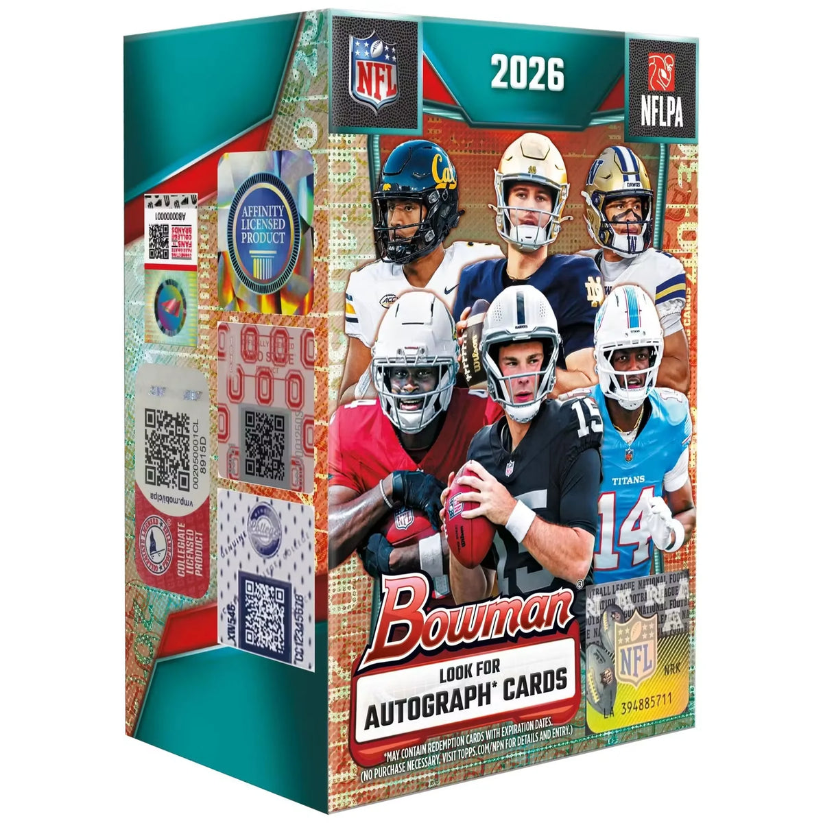 2026 Bowman Football Blaster Box | NFL & Prospect Autographs | P4296704
