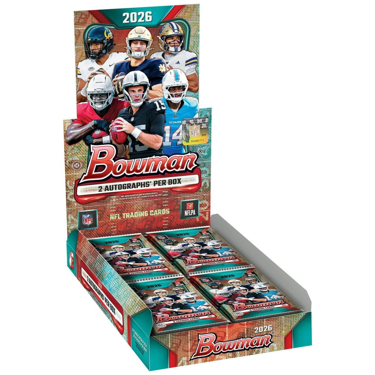 2026 Bowman Football Hobby Box | Presell (Ships Sealed Only) | P4296705