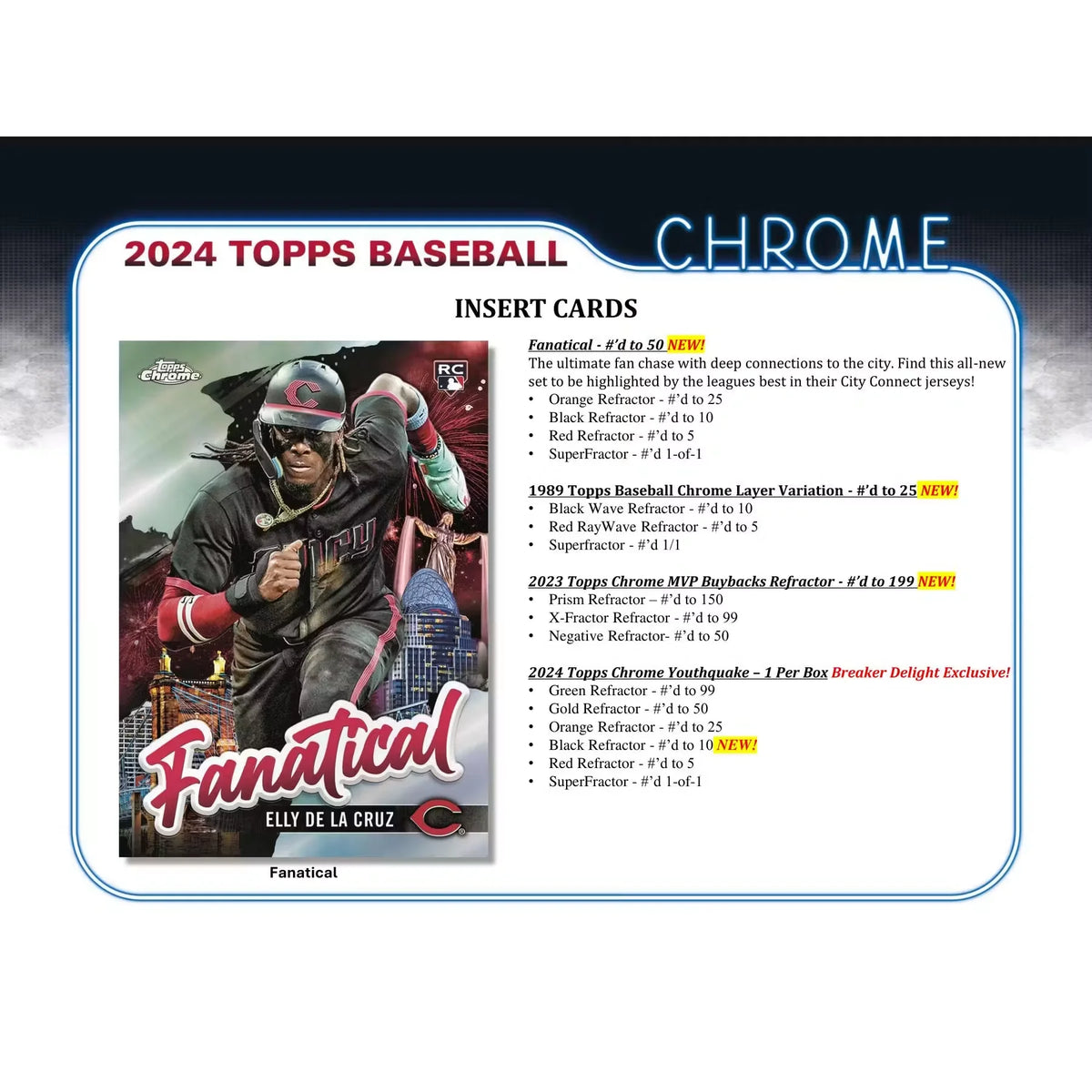 2024 Topps Chrome Baseball Breaker Delight Box | Two Autographs | P4298301