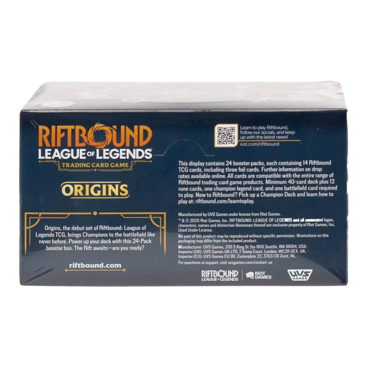 Riftbound League of Legends Origins Booster Box | 2nd Edition | P4301817