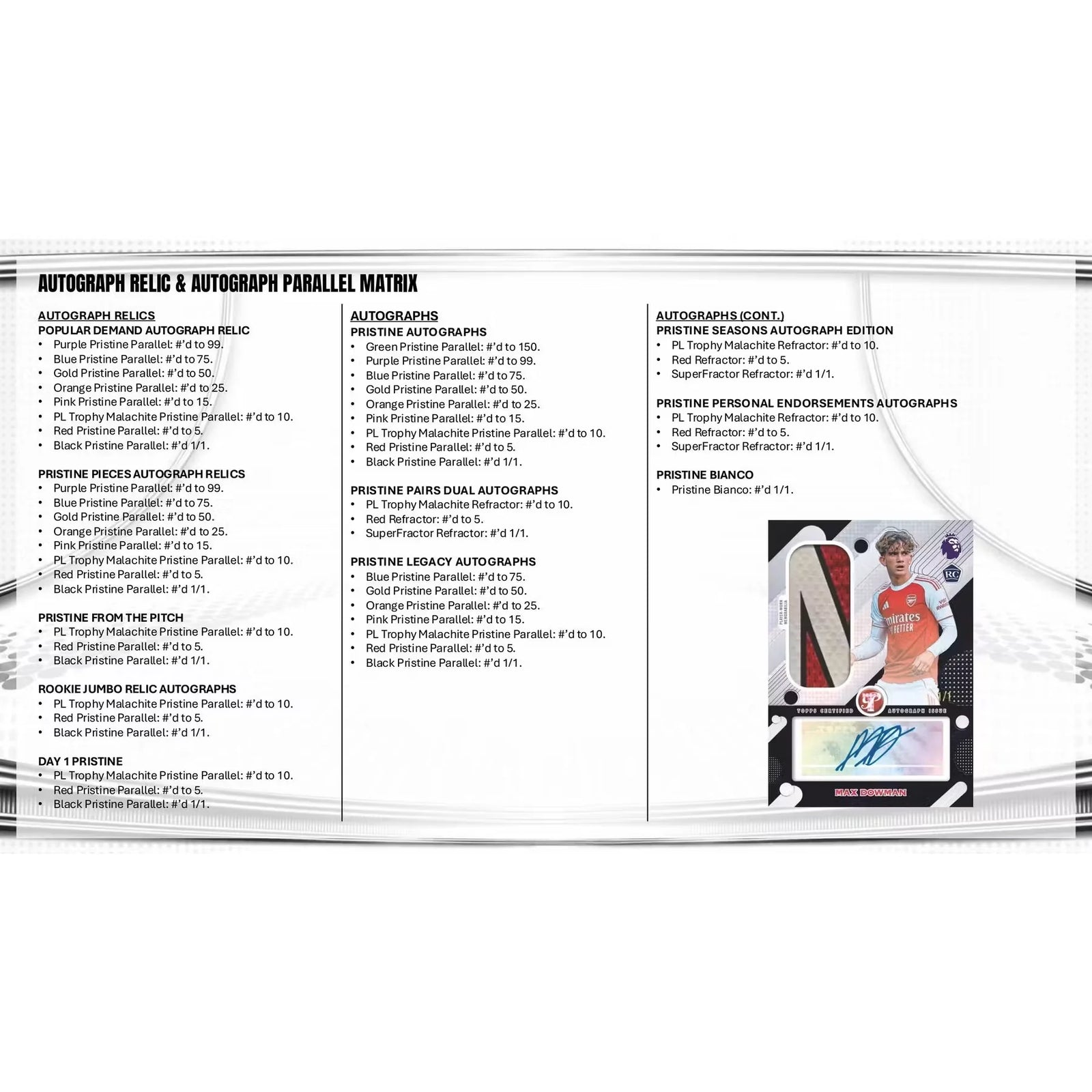 2025-26 Topps Pristine Premier League Hobby Box | Soccer Card Release (Ships Sealed Only)