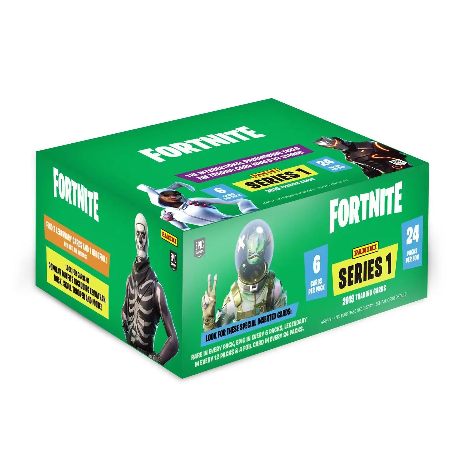 Fortnite Series 1 Trading Cards Hobby Box | 2019 Panini USA Print (Ships Sealed Only)