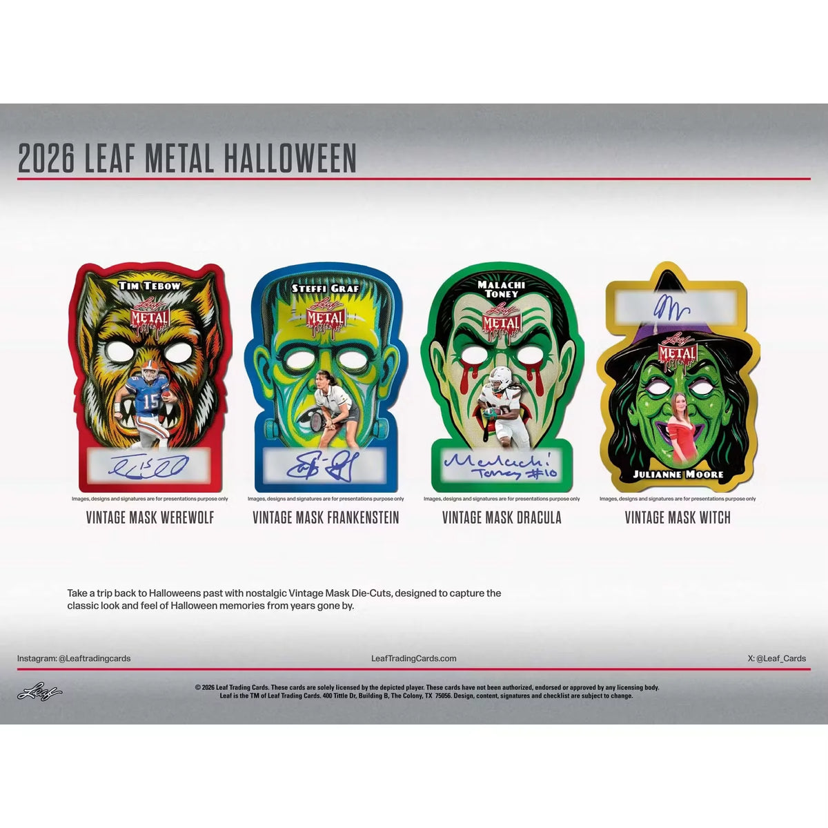 2026 Leaf Metal Halloween Hobby Box | Presell (Ships Sealed Only) | P5176655