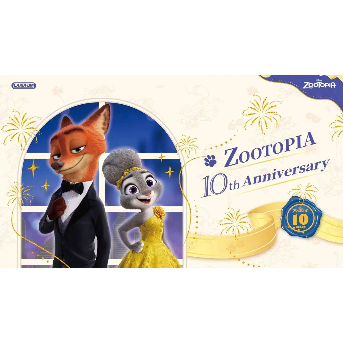 2026 Card.Fun Zootopia 10th Anniversary Hobby Box | Presell (Ships Sealed Only) | P5176703