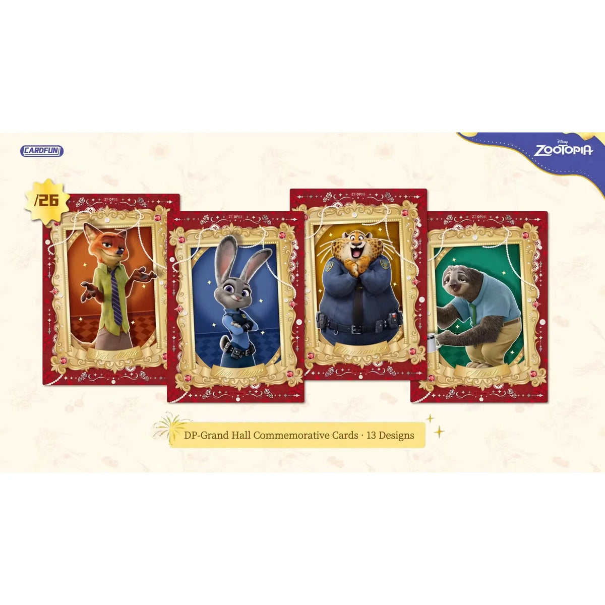 2026 Card.Fun Zootopia 10th Anniversary Hobby Box | Presell (Ships Sealed Only) | P5176703
