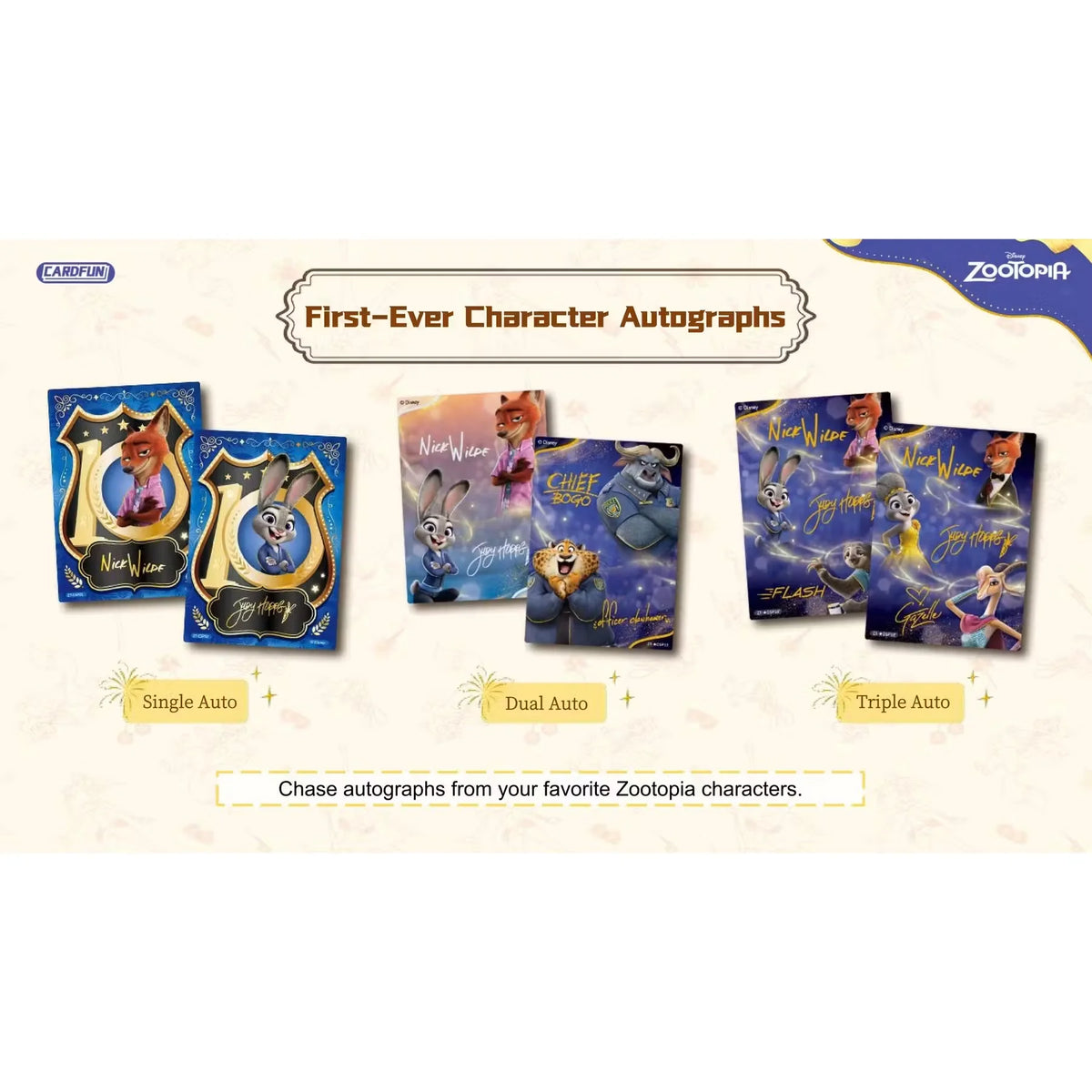 2026 Card.Fun Zootopia 10th Anniversary Hobby Box | Presell (Ships Sealed Only) | P5176703