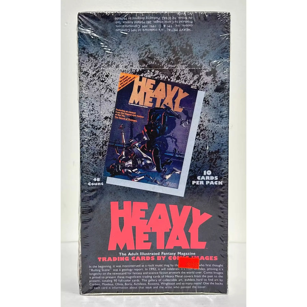 1991 Heavy Metal Hobby Box | Entertainment Trading Cards | P5176938