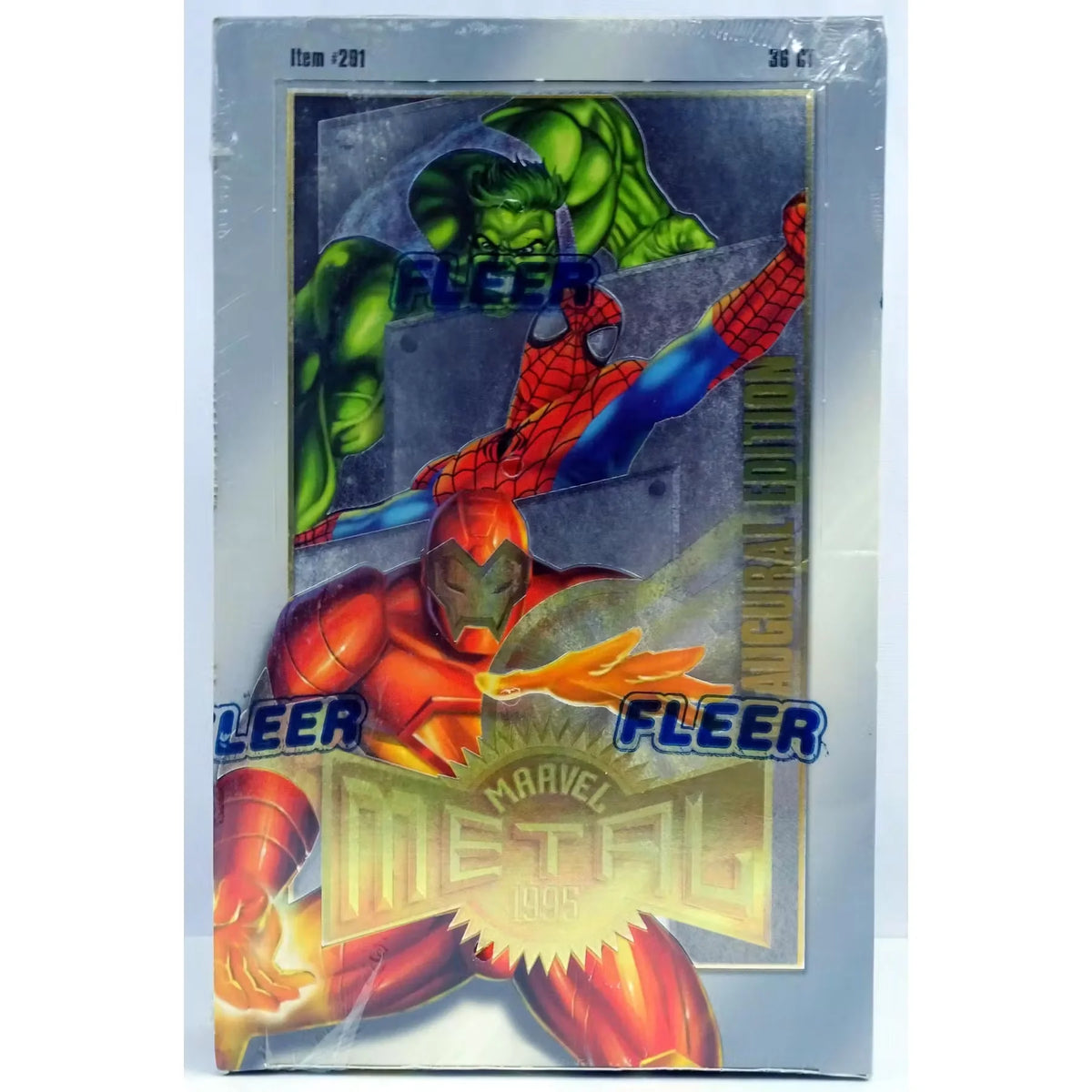1995 Fleer Marvel Metal Hobby Box | Inaugural Edition | P5176949