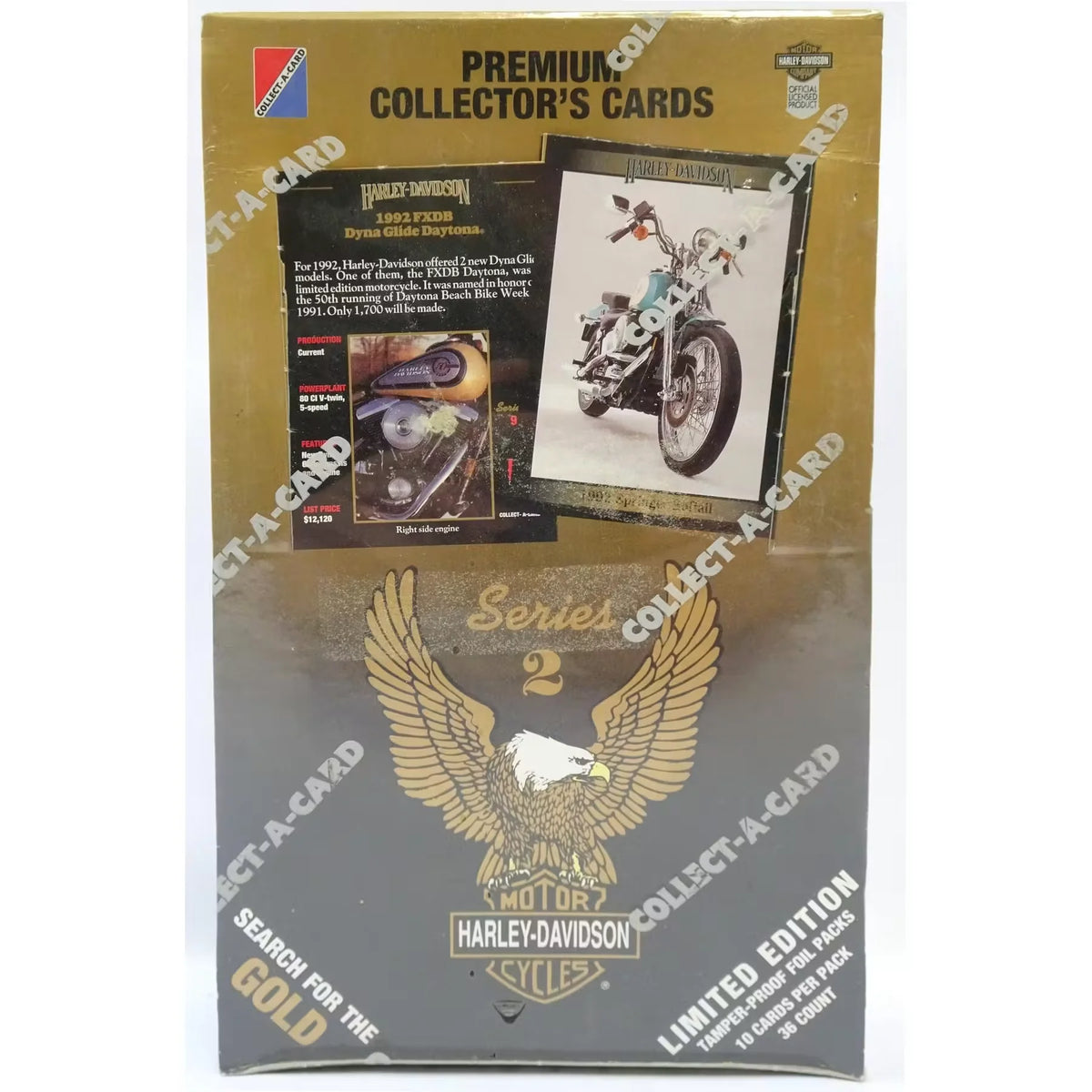 Harley Davidson Series 2 Hobby Box | 1992 Collect-A-Card (Ships Sealed Only) | P5177041