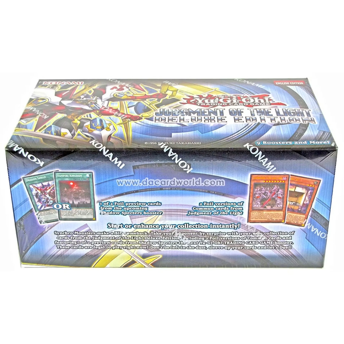 Yu-Gi-Oh Judgment of the Light Deluxe Edition Box | Sealed (Ships Sealed Only) | P5177051