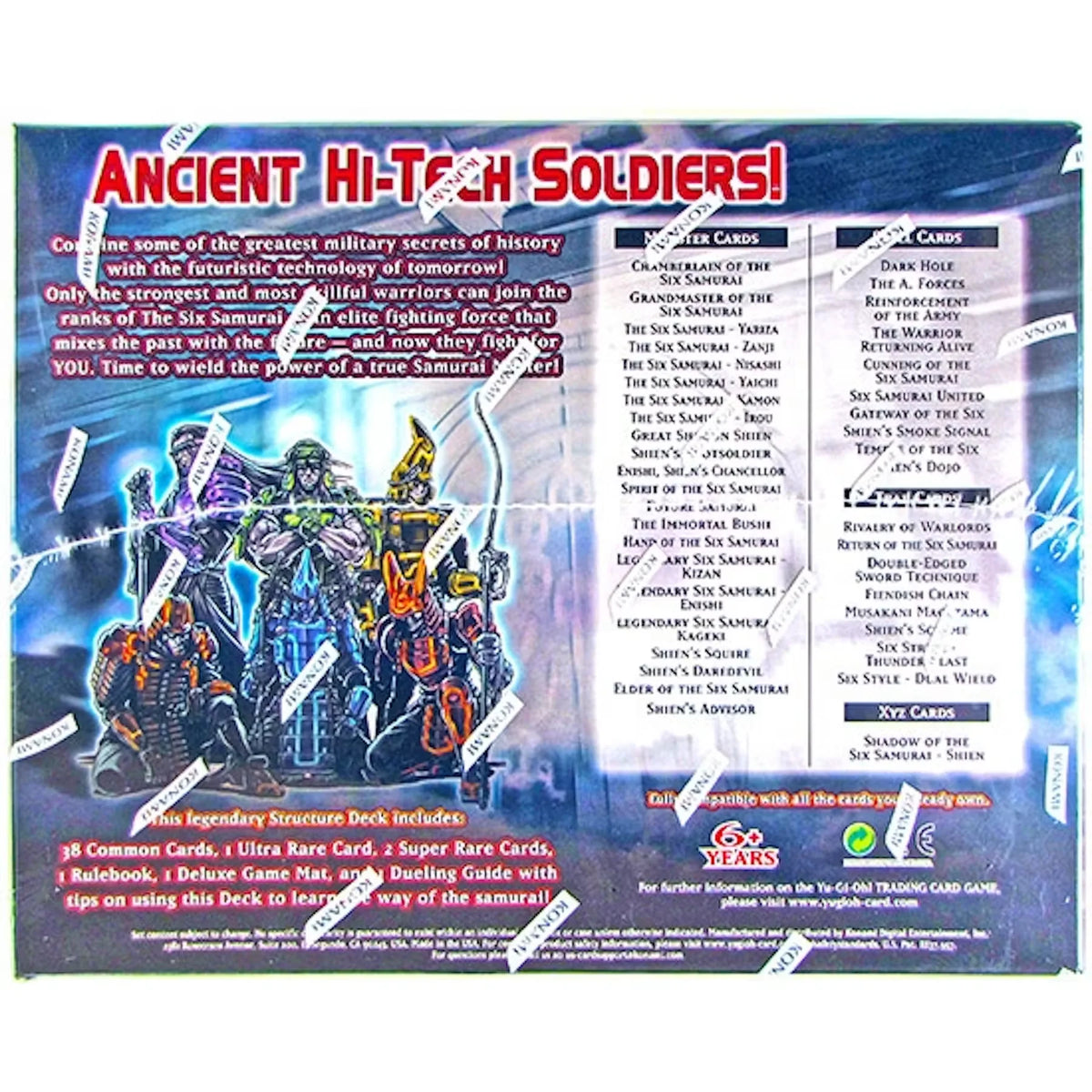 Konami Yu-Gi-Oh Samurai Warlords Structure Deck Box | Sealed 2012 | P5177054