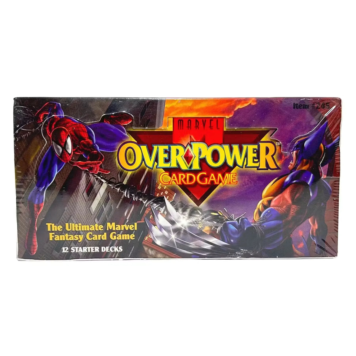 Marvel Overpower Starter Deck Box | 12 Decks | P5177097