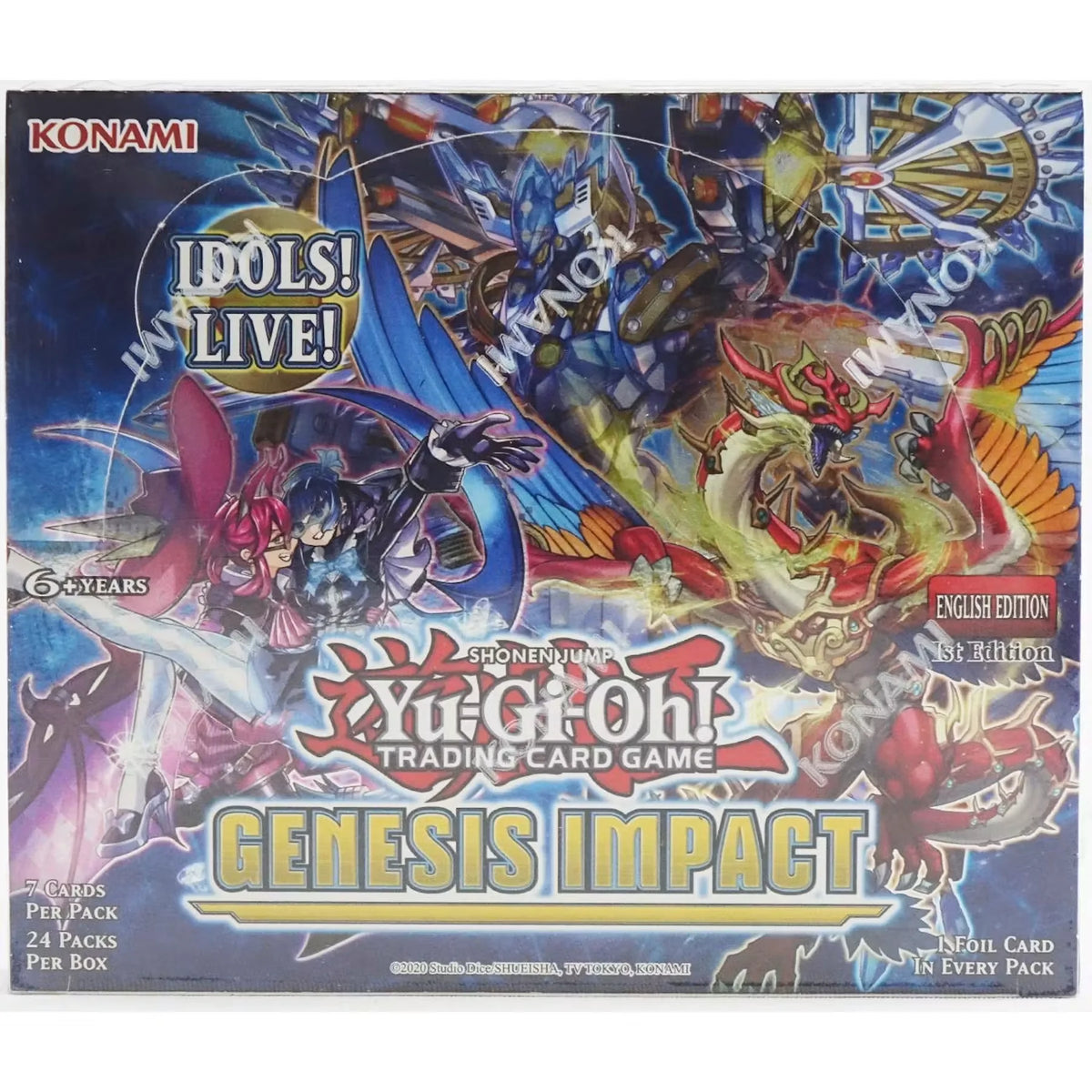 Yu-Gi-Oh Genesis Impact 1st Edition Booster Box | Sealed (Ships Sealed Only) | P5177220