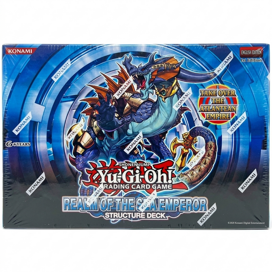 Yu-Gi-Oh Realm of the Sea Emperor 1st Edition Structure Deck Box | P5177228