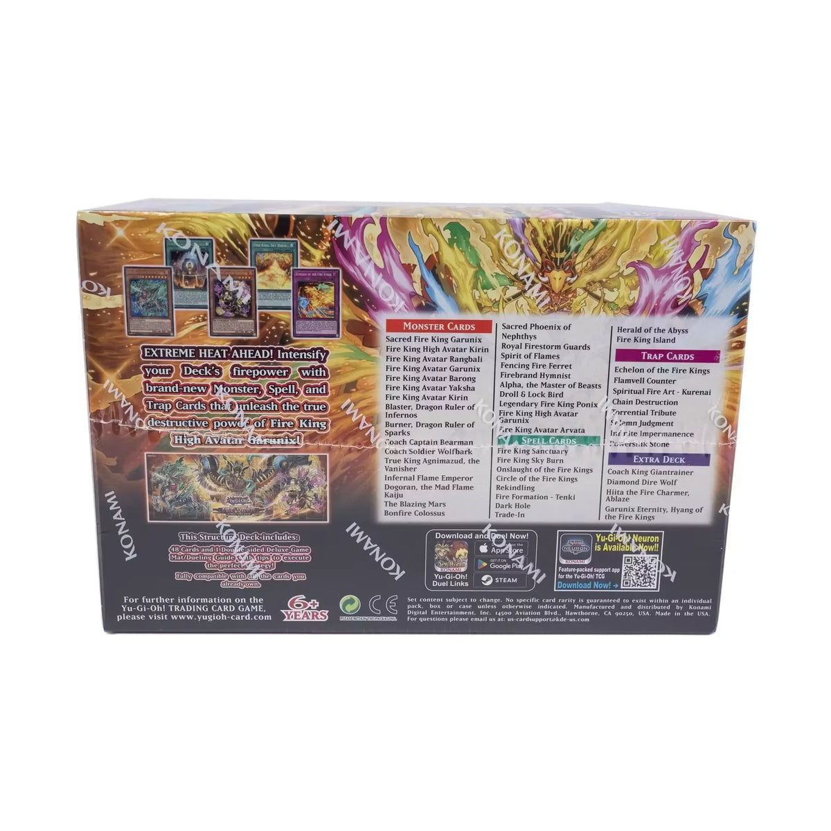 Yu-Gi-Oh Revamped Fire Kings Structure Deck Box | Sealed (Ships Sealed Only) | P5177230