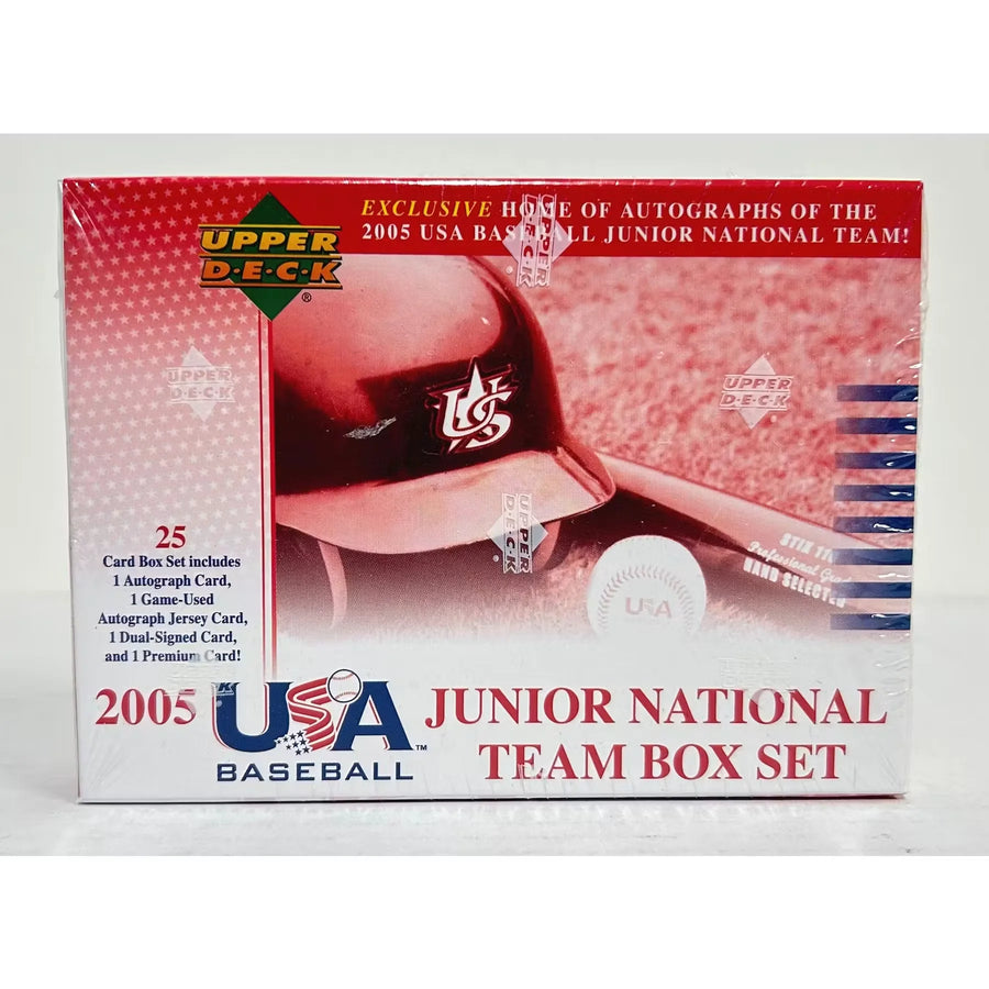 2005 Upper Deck Team USA Baseball National Junior Team Set | Box | P5177368