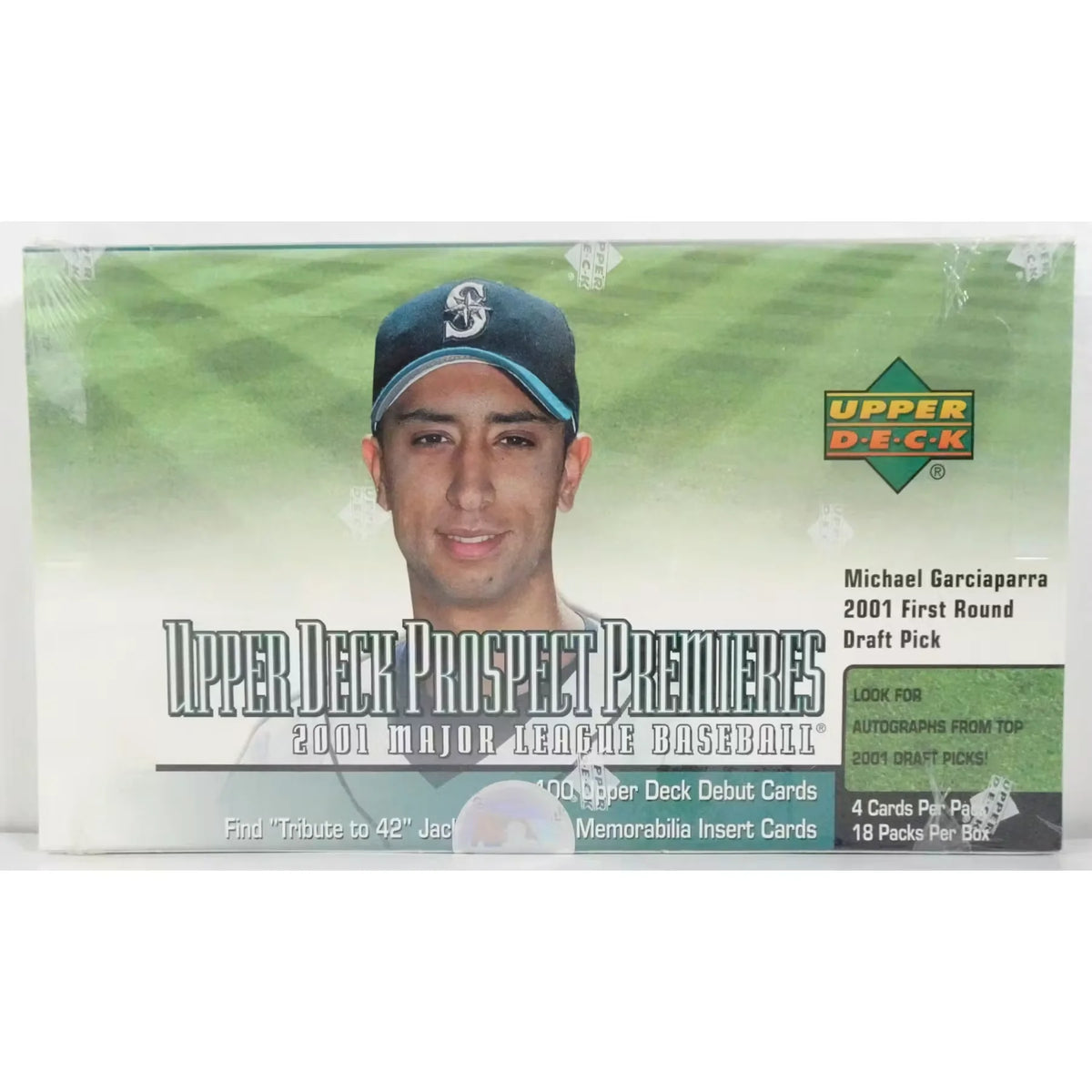 2001 Upper Deck Prospect Premieres Baseball Hobby Box (Ships Sealed Only) | P5177385