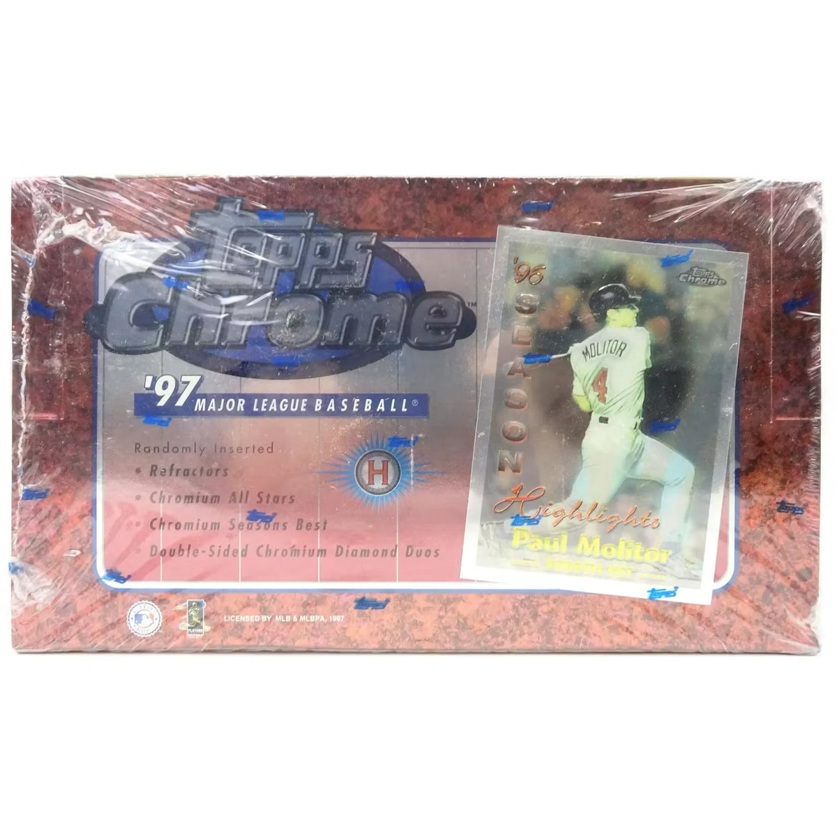 1997 Topps Chrome Baseball Hobby Box (Ships Sealed Only) | P5177401
