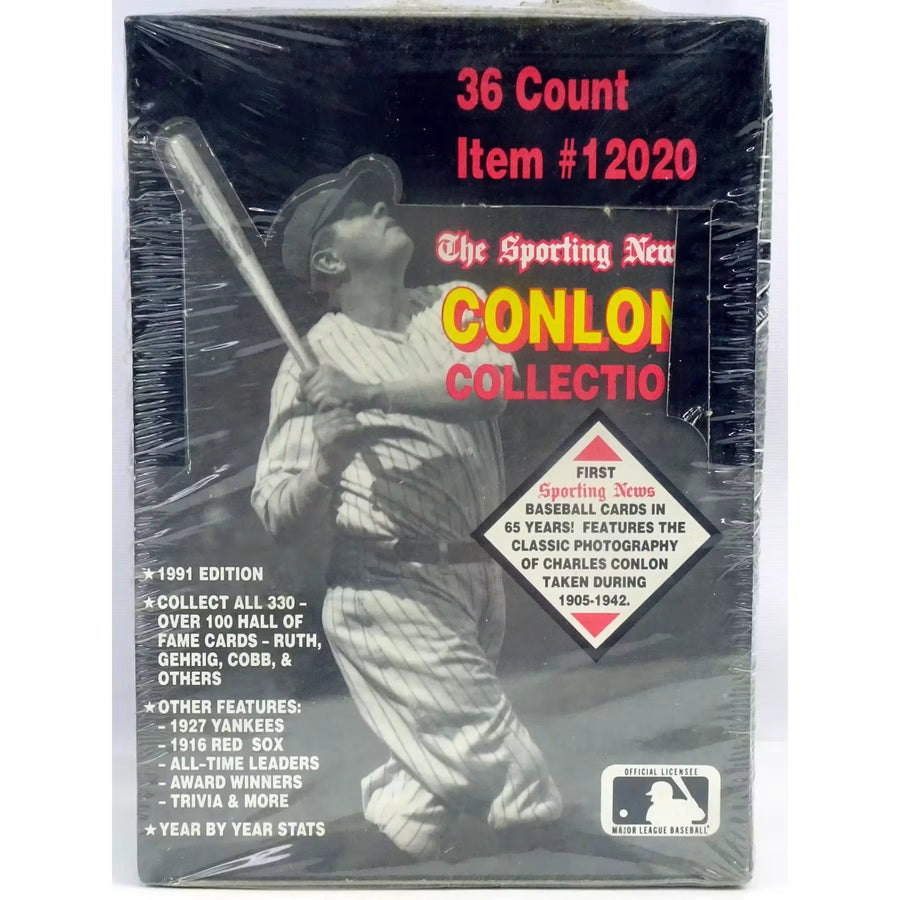 1991 Conlon Collection Baseball Wax Box | P5177430
