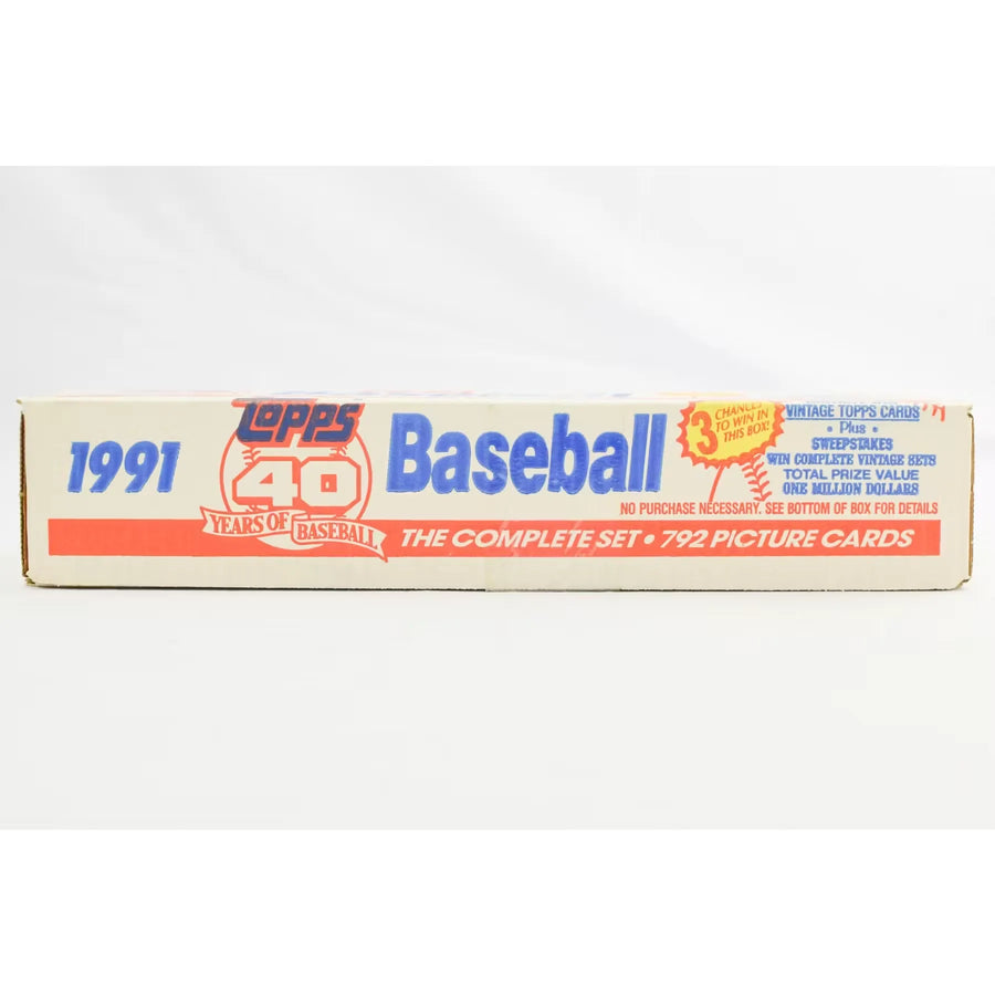 1991 Topps Baseball Factory Set | White Box (Ships Sealed Only) | P5177431