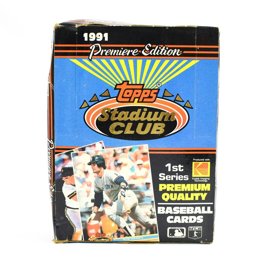 1991 Topps Stadium Club Series 1 Baseball Wax Box (Ships Sealed Only) | P5177433