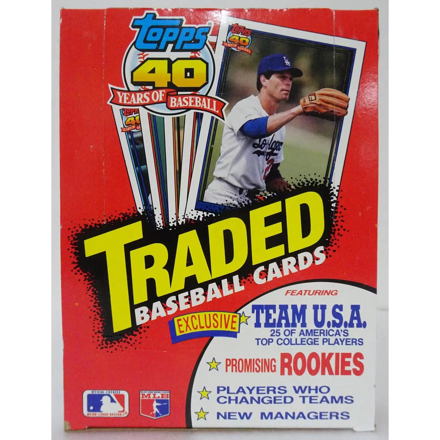 1991 Topps Traded & Rookies Baseball Wax Box (Ships Sealed Only) - D2 | P5177435