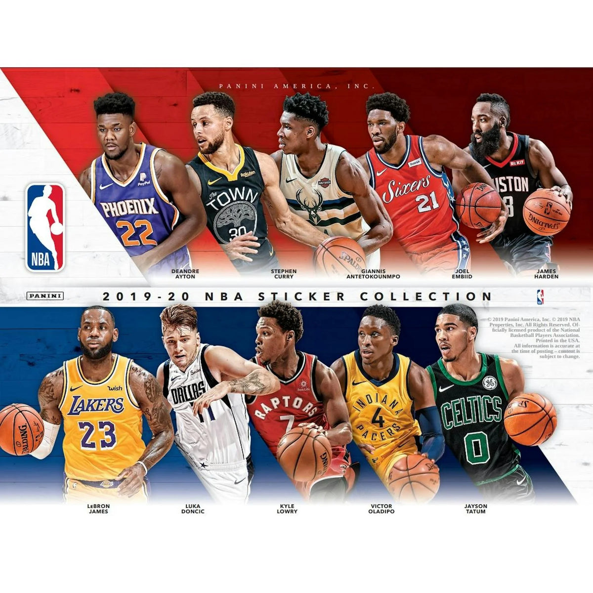 2019-20 Panini NBA Basketball Sticker Collection Box (Ships Sealed Only) | P5177640