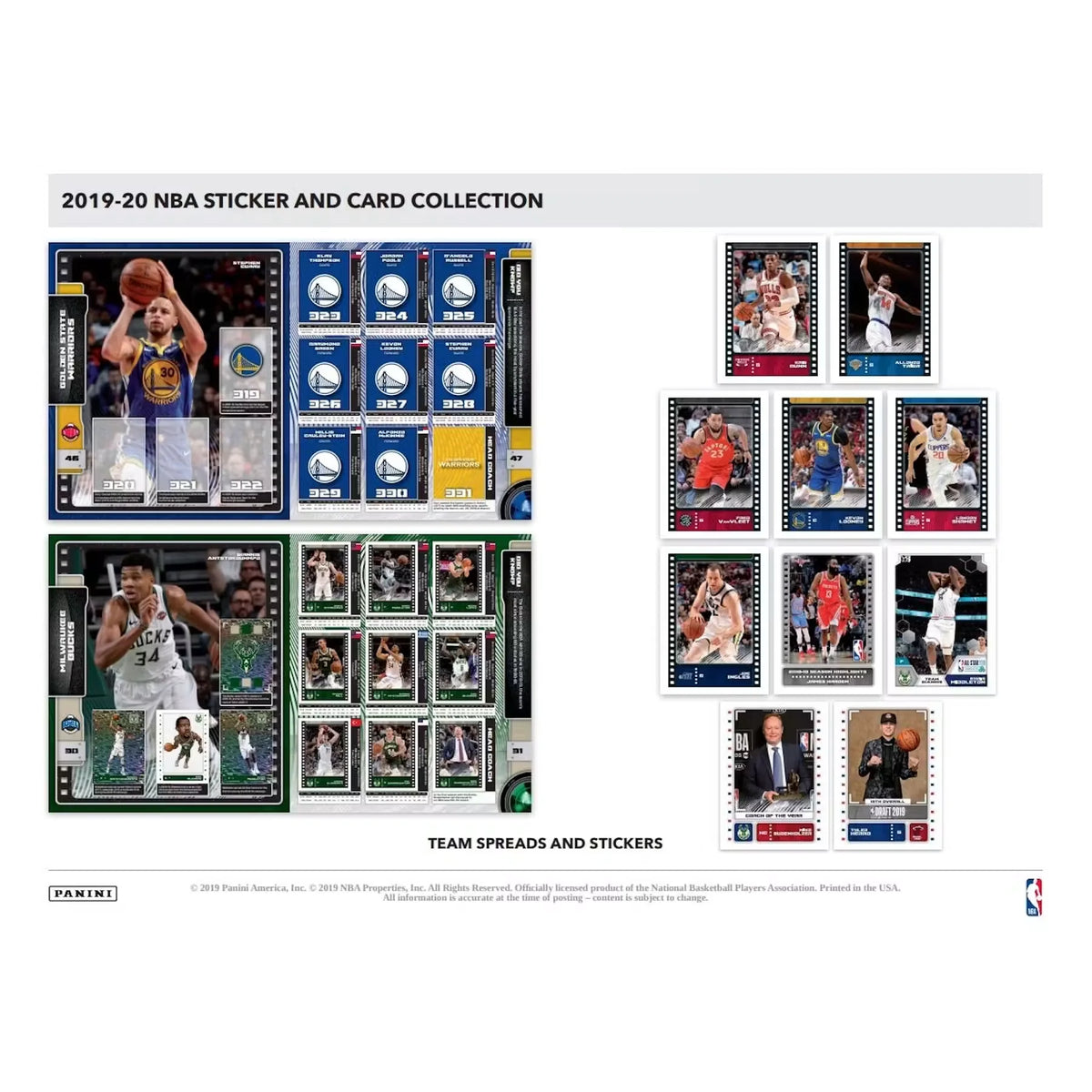 2019-20 Panini NBA Basketball Sticker Collection Box (Ships Sealed Only) | P5177640